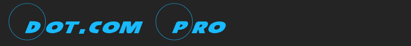 Dot.com Pro font